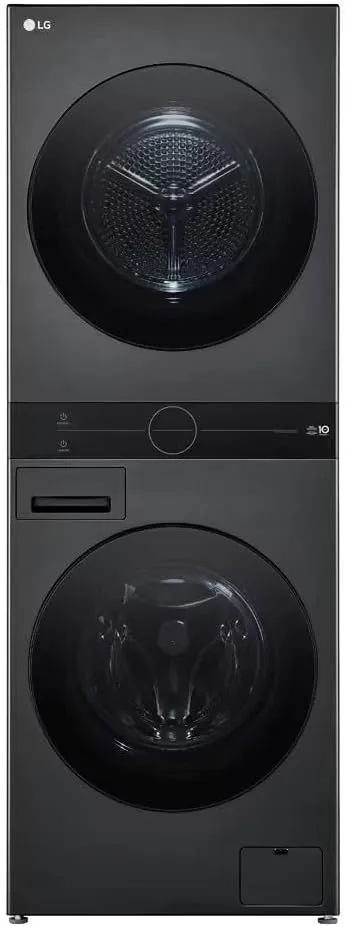 Lavadora e Secadora LG WashTower 14kg e 10kg Preto