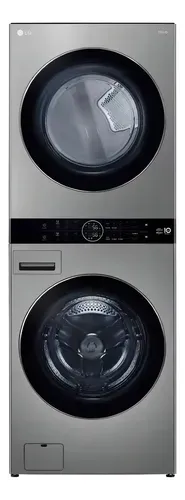 Lavadora e Secadora LG WashTower 17kg Aço Escovado