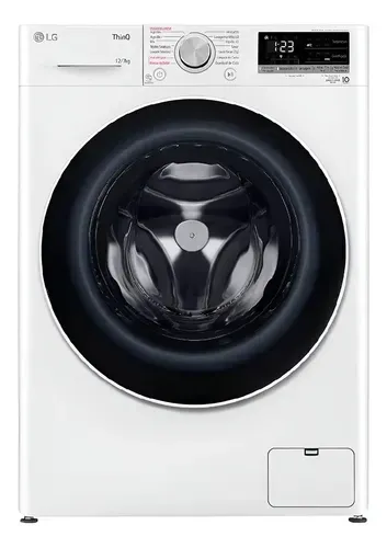 Máquina de Lavar Automática LG 12kg - Branco - Foto oficial e menor preço