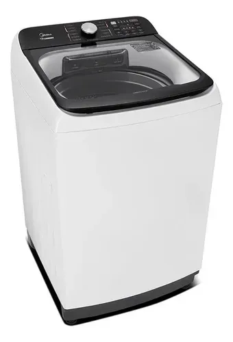 Lavadora Midea 15KG Branca Wave Agitador Branco - Foto oficial e menor preço