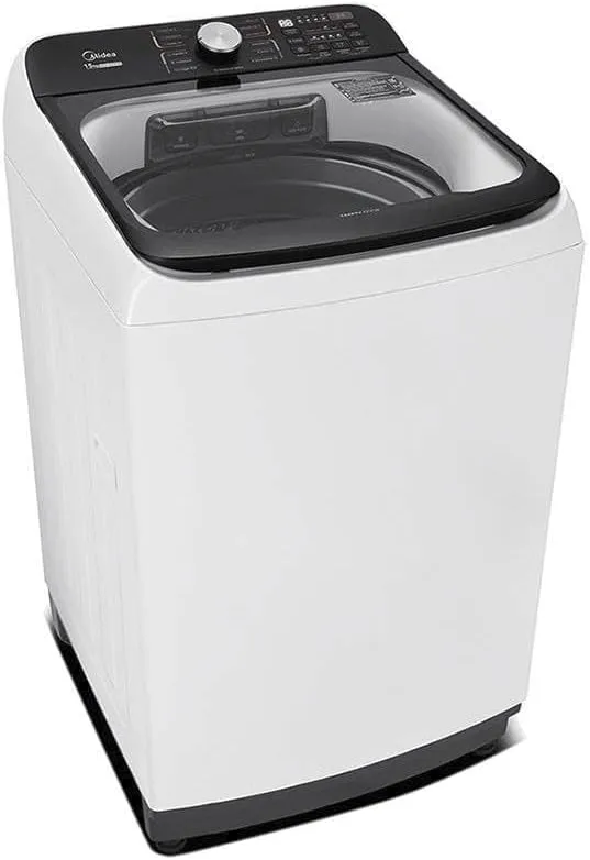 Lavadora de Roupas Midea MA512W150A/WK04 15kg Wave Agitador Branca 127V Branco