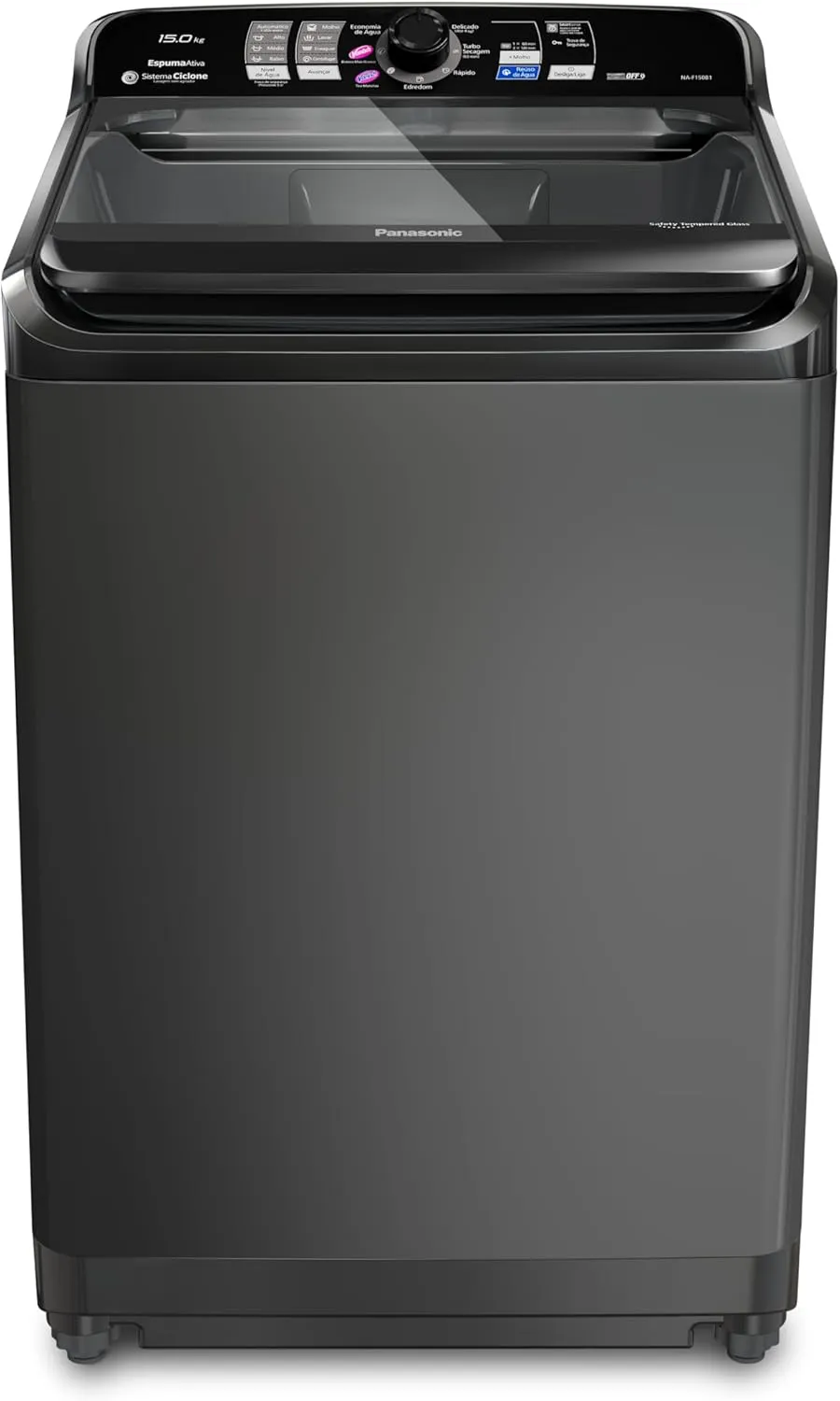 Máquina de Lavar Panasonic NA-F150B1T 15kg 220V