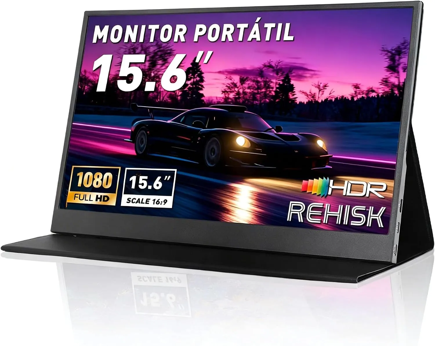 Monitor Portátil Antuvi 15.6" Full HD IPS USB-C HDMI - Foto oficial e menor preço