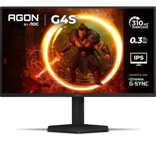 Monitor Gamer AOC Agon 25G4S/P 25 Polegadas 310Hz IPS Preto