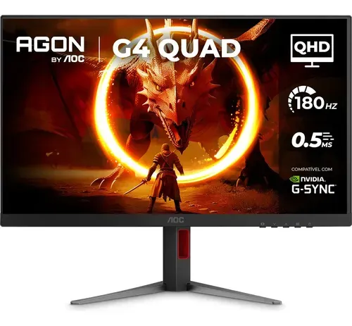 Monitor Gamer AOC AGON Q27G4F 27 Polegadas QHD 180Hz