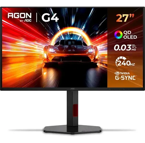 Monitor AOC Gaming Q27G4ZDR 27 Polegadas QHD 240Hz Preto