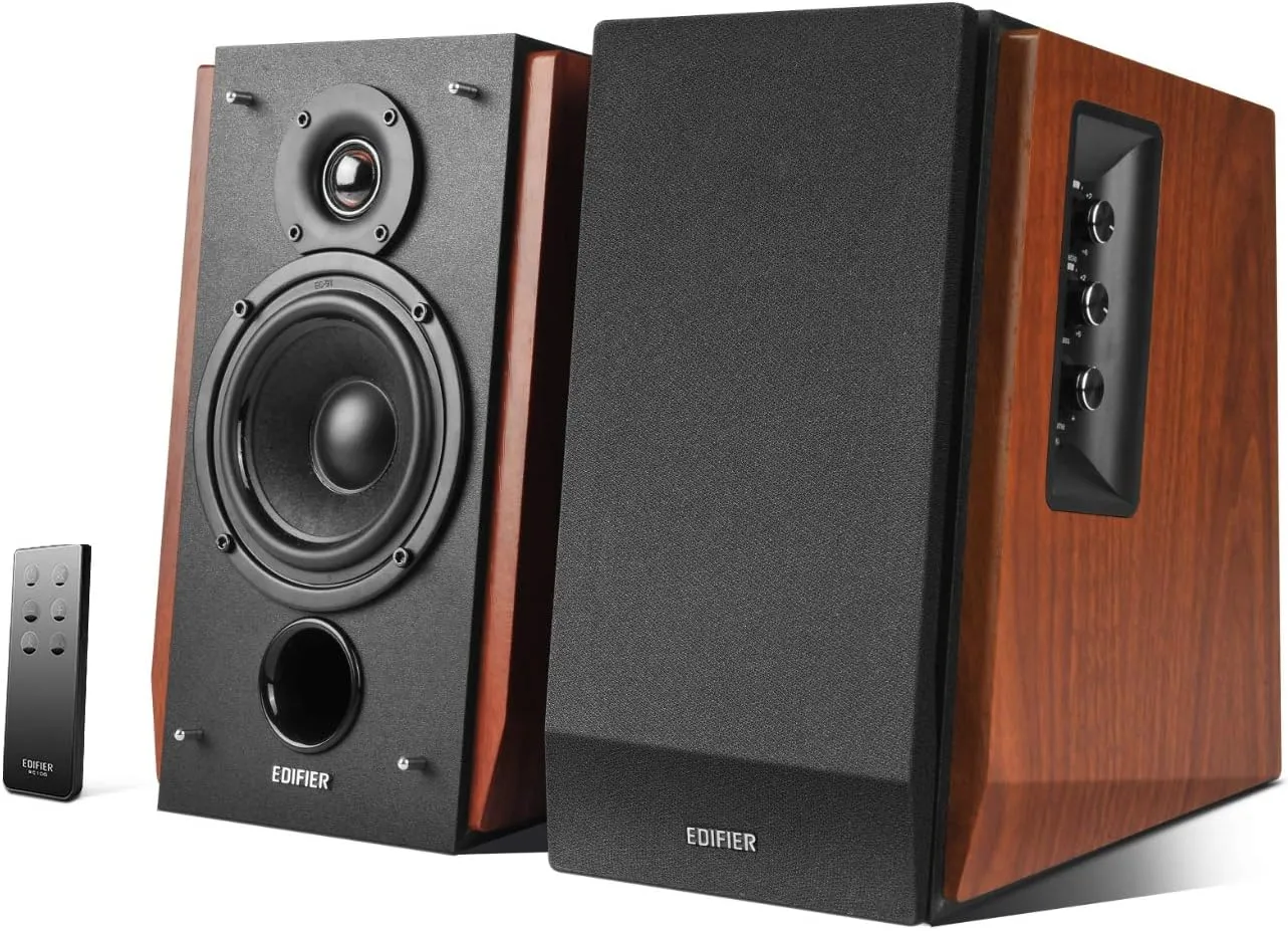 Monitor de Áudio Bluetooth Edifier R1700BT Wood - Foto oficial e menor preço