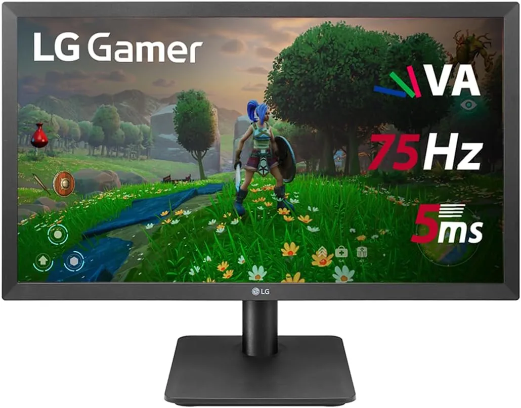 Monitor Gamer LG 22MP410-B.AWZM 21,5'' VA FHD 75Hz 5ms HDMI FreeSync Preto