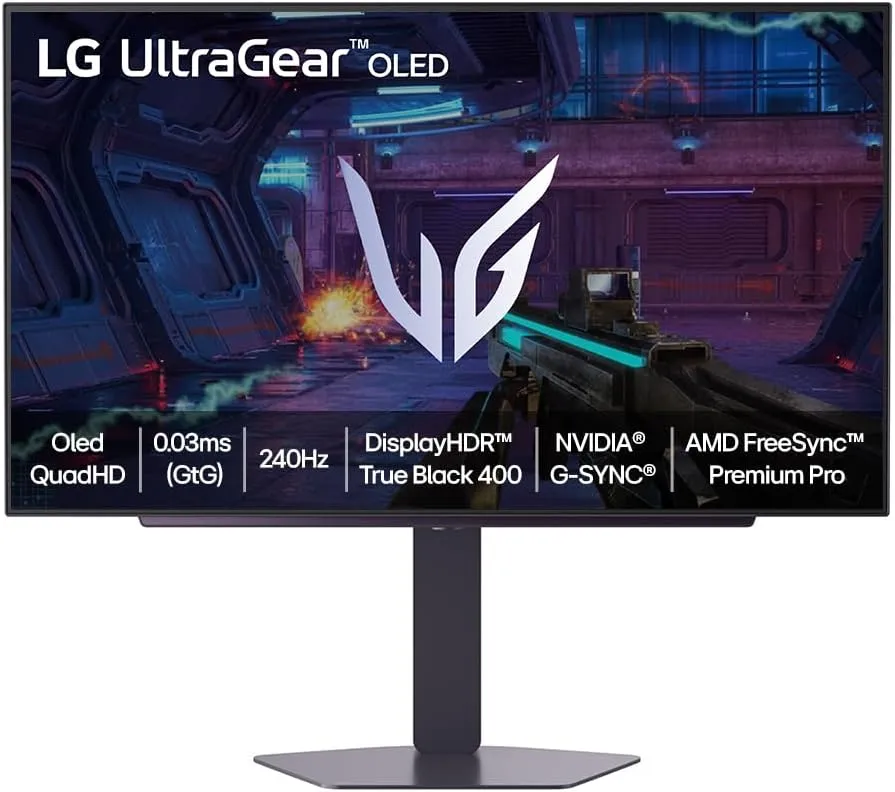 Monitor LG UltraGear 27GX704A OLED 27 Polegadas QHD 240Hz - Foto oficial e menor preço