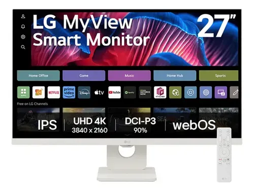 Monitor LG MyView 27SR73U 27 Polegadas IPS 4K UHD Smart TV - Foto oficial e menor preço