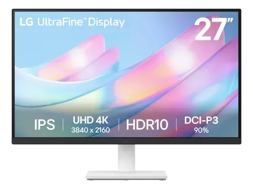 Monitor LG UltraFine 27US500 27 Polegadas IPS UHD 4K HDR10 Branco