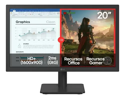 Monitor LG 2MS 20"