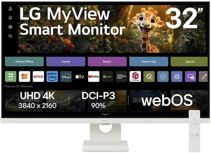 Monitor LG MyView Smart 32SR73U-W 32 Polegadas 4K UHD