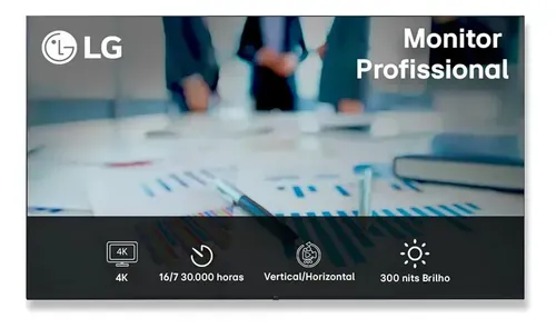 Monitor Profissional LG 43UL3J-M UHD 43 Polegadas