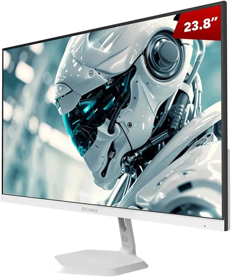 Monitor PCYES Quartzo Q23F 23.8'' Flat FHD IPS 100Hz Branco - Foto oficial e menor preço