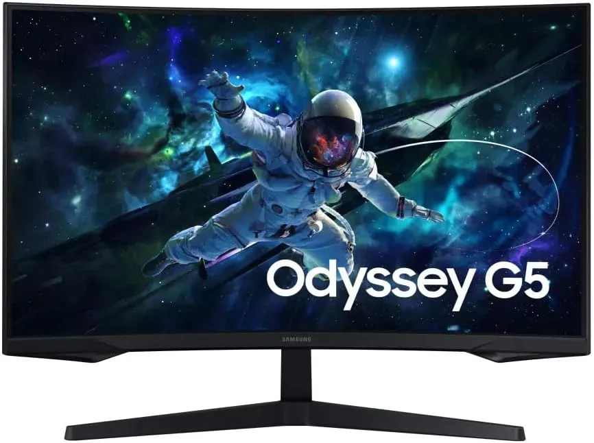 Monitor Gamer Samsung Odyssey G5 32 Polegadas QHD 165Hz 1ms Curvo