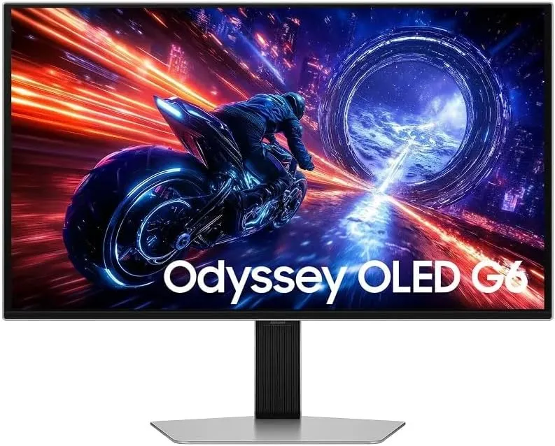Monitor Samsung Odyssey OLED G6 27" QHD 500Hz Prata