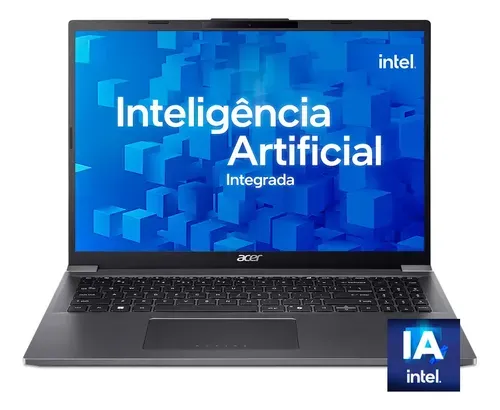 Notebook Acer Aspire A16-71MT-75Z5 Intel Core Ultra 7 16GB 512GB SSD 16 Polegadas