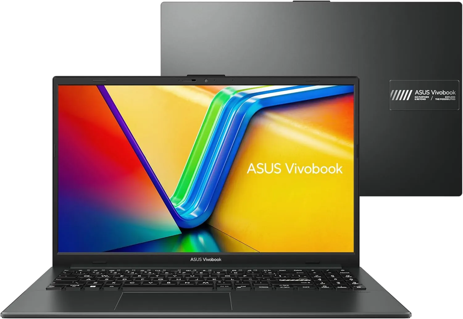 Notebook ASUS VivoBook Go 15 E1504FA-NJ731 AMD Ryzen 5 7520U 8GB 256GB SSD 15.6" FHD Preto
