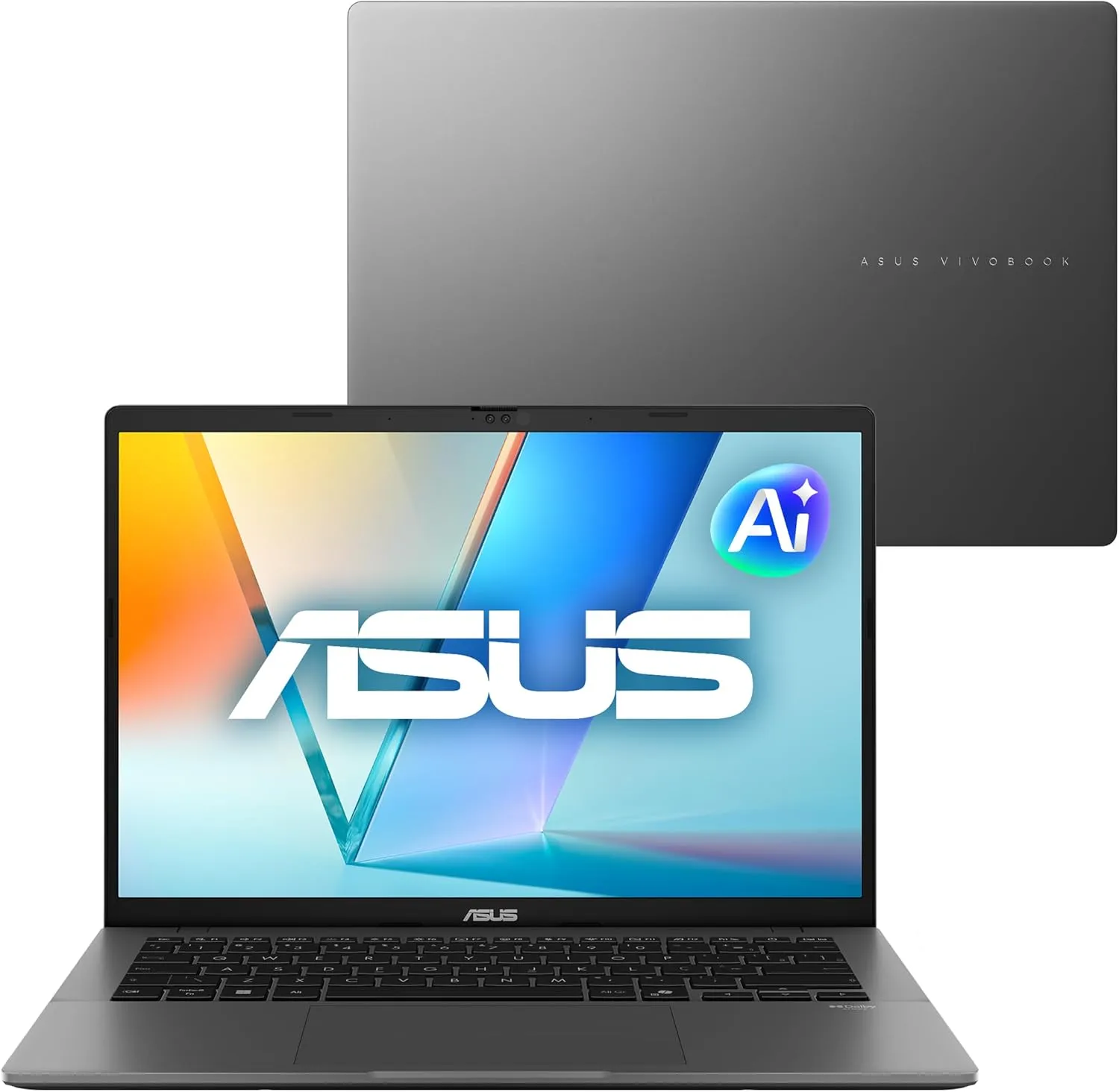 Notebook ASUS Vivobook S14 Intel Core Ultra 5 16 GB 512 GB SSD Cinza
