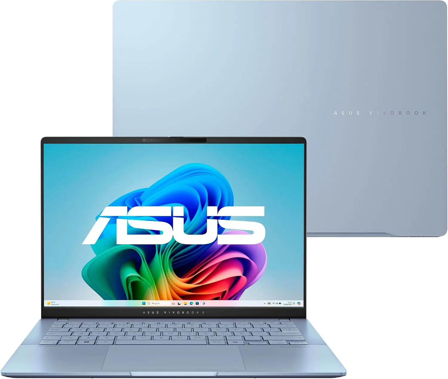 Notebook ASUS Vivobook S 14 S5406SA-PP097W Intel Core Ultra 7 32GB RAM 1TB SSD 14'' OLED Mist Blue