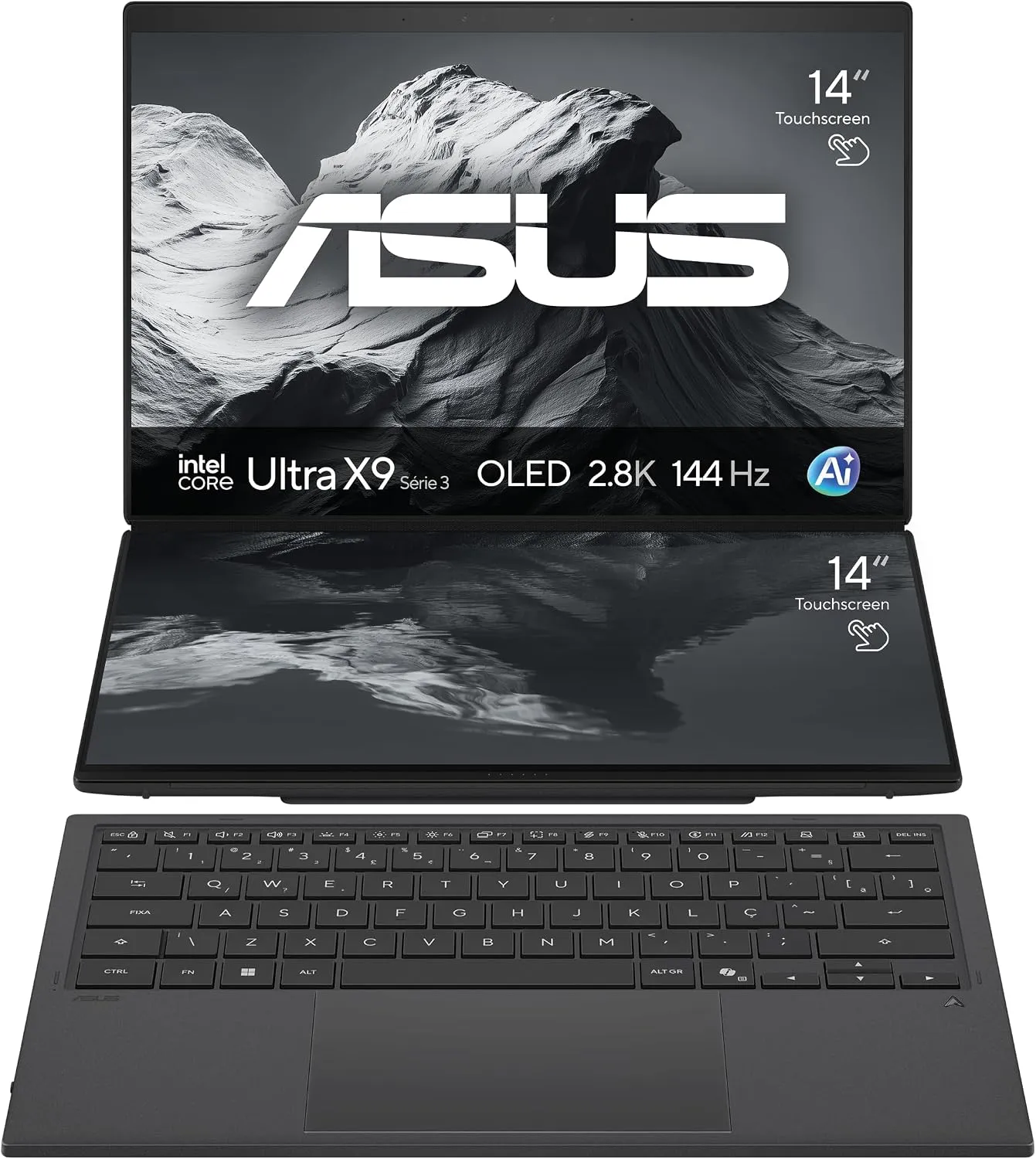 Notebook ASUS Zenbook DUO Intel Core Ultra X9, 32 GB, 1.0 TB W11 Home, 14'' OLED