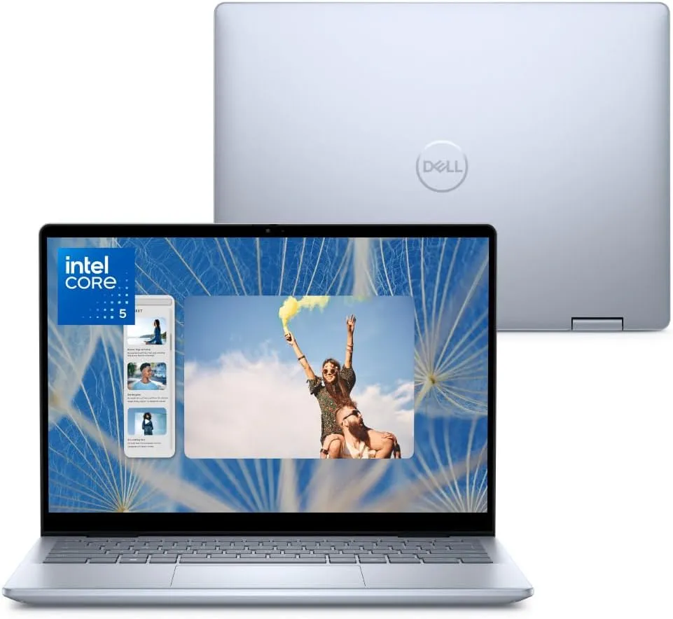 Notebook 2 em 1 Dell Inspiron 14 I1300-A30 Intel Core i5 16GB 512GB SSD FHD+