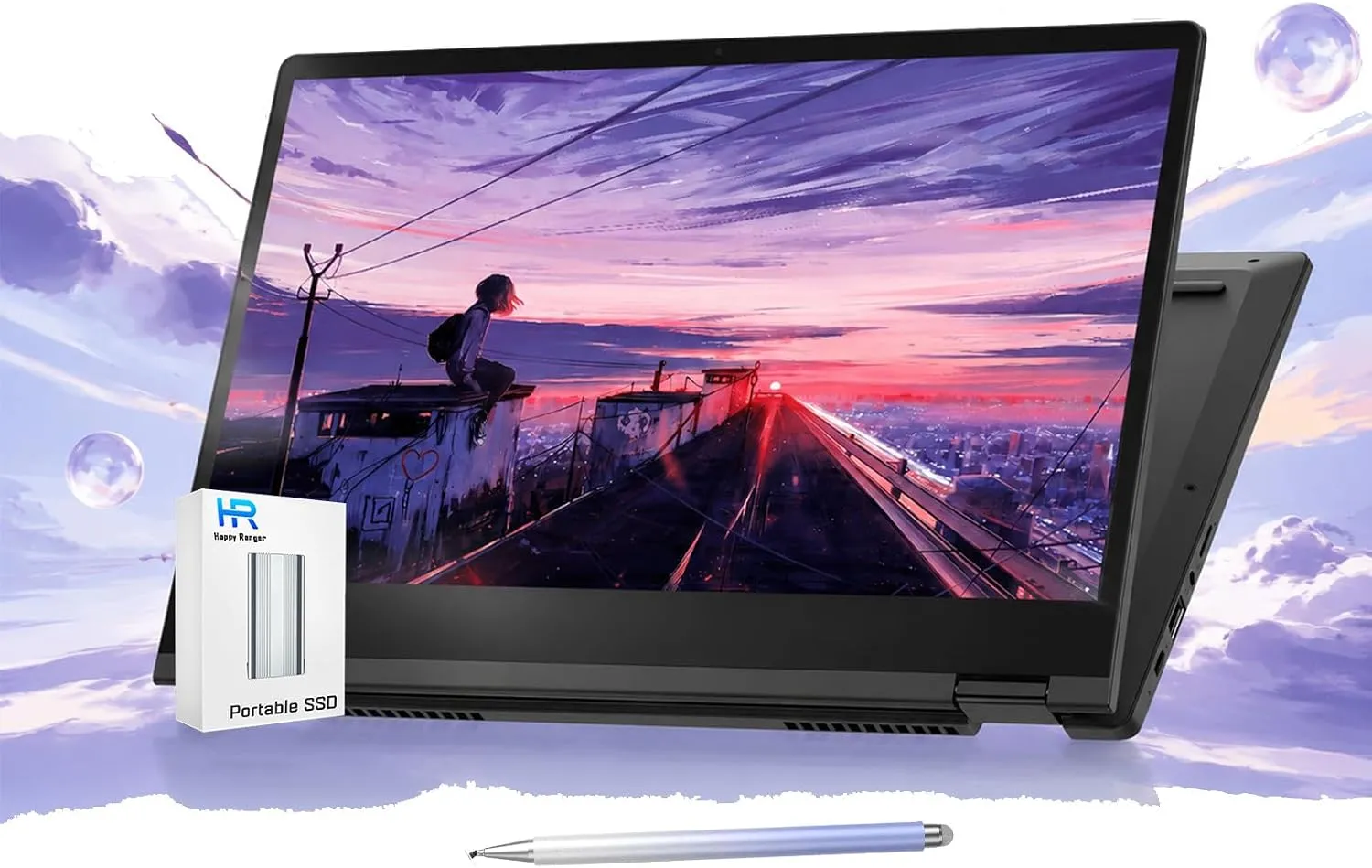 Notebook Lenovo Ideapad Flex 3i Chromebook 15.6 IPS 2 em 1