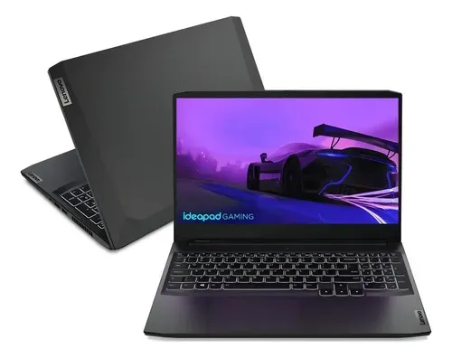 Notebook Lenovo Ideapad Gaming 3i I5 16GB 512GB SSD RTX 3050 Linux Preto - Foto oficial e menor preço
