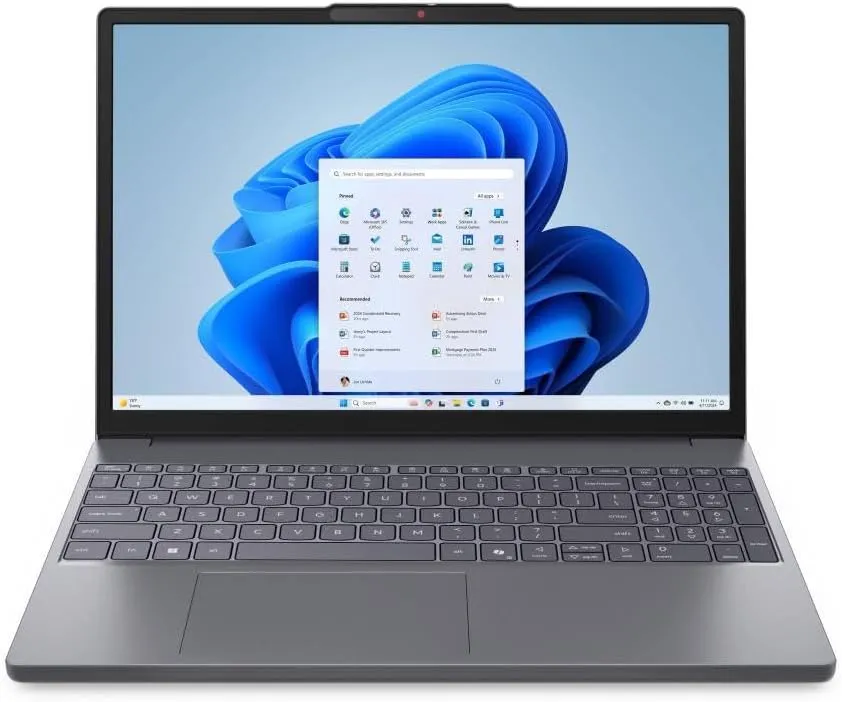 Notebook Lenovo IdeaPad Slim 3 15.3 polegadas Intel Core 3 100U 8GB 256GB SSD Windows 11 Luna Grey