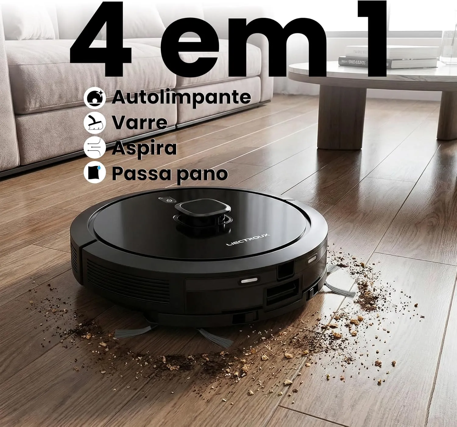 Robô Aspirador Liectroux G7 4 em 1