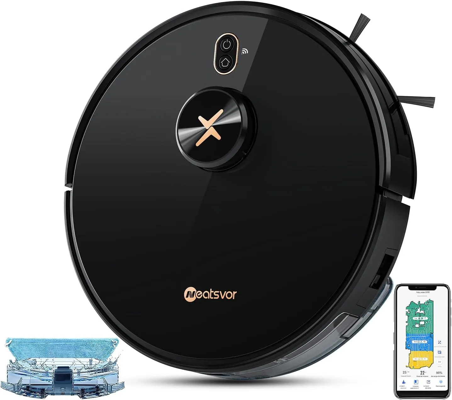 Robo Aspirador Neatsvor X600 Pro - Foto oficial e menor preço