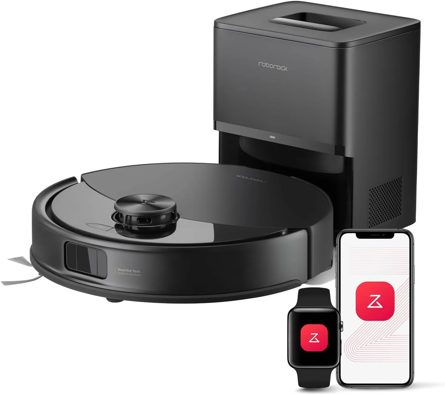 Robô Aspirador Roborock Q10 S5+ com Autoesvaziamento e Sucção 10.000Pa