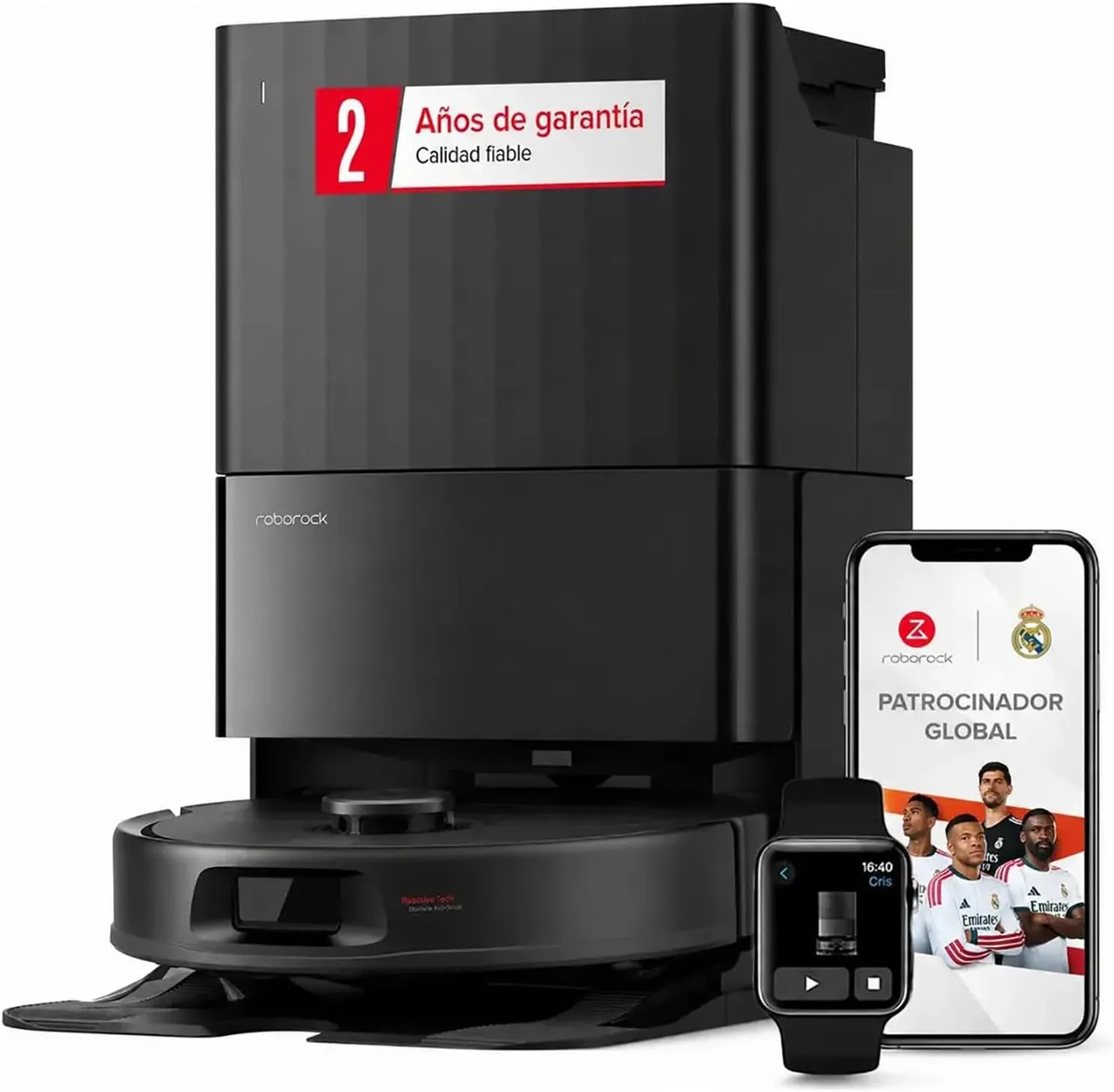 Robô Aspirador Roborock QR598 com Base Multifuncional e 8.000Pa