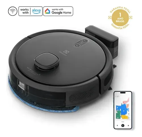 Robô Aspirador Electrolux ERO11 Home-e 4 em 1 com Mapeamento Laser