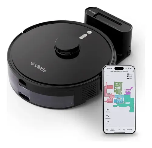 Robô Aspirador Velds 3 em 1 com Mapeamento e Sensor Antiqueda