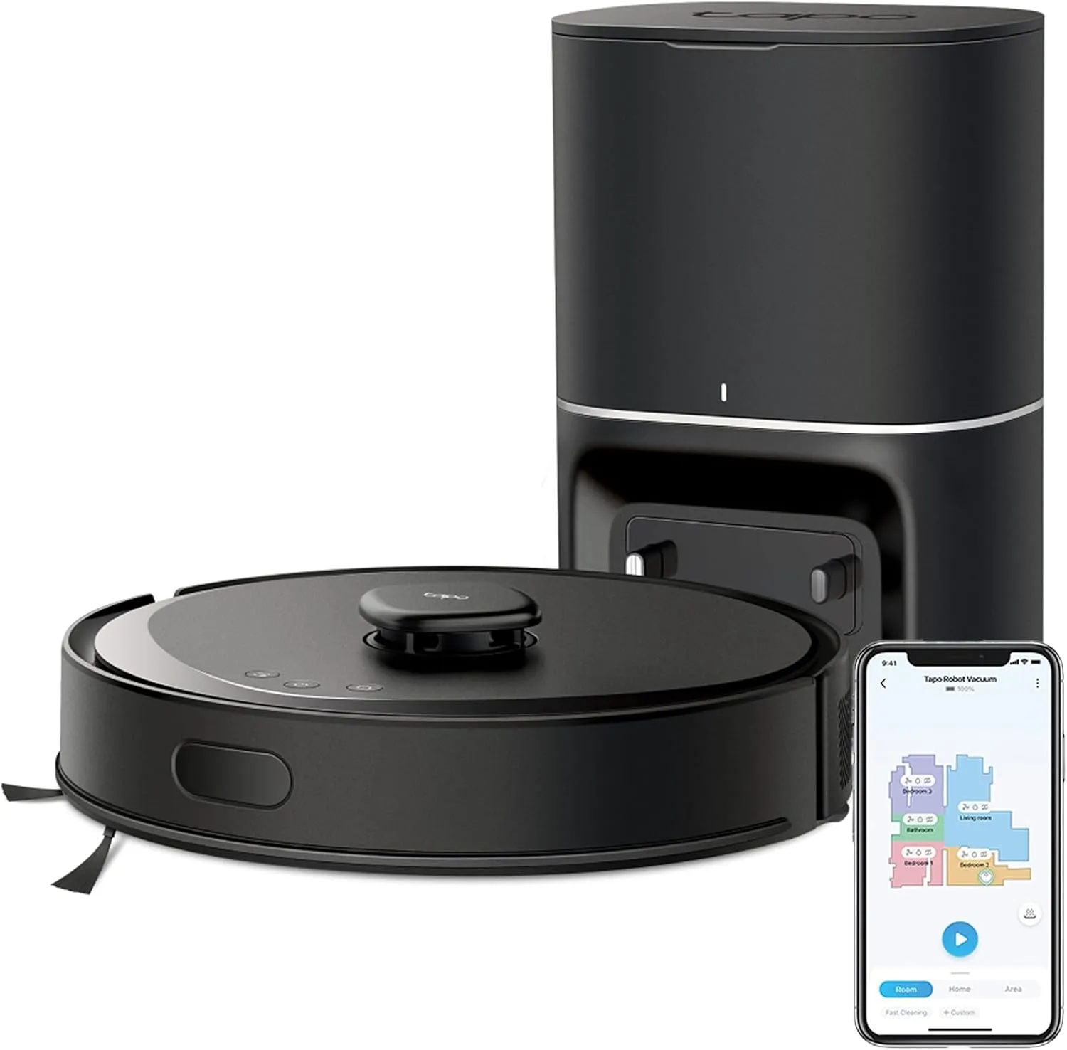 Aspirador de pó robô Tapo RV30 MAX Plus