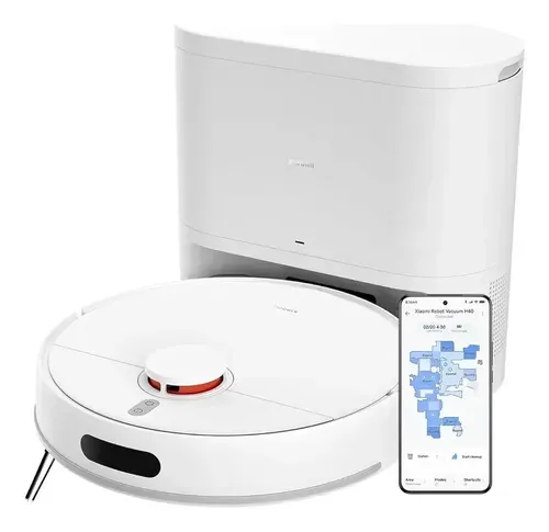 Robô Aspirador Xiaomi Robot Vacuum H40EU Branco - Foto oficial e menor preço