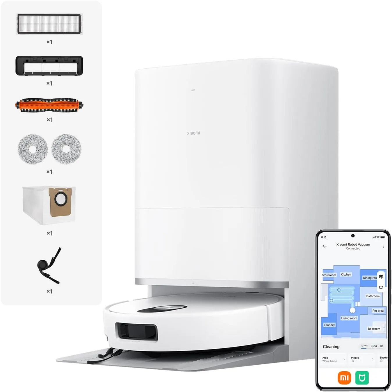 Robô Aspirador Xiaomi Robot Vacuum 5 Pro Bivolt
