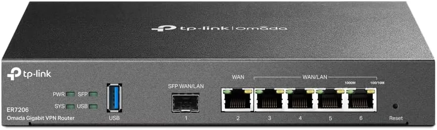 Roteador TP-Link TL-ER7206 SafeStream Gigabit Multi-WAN VPN
