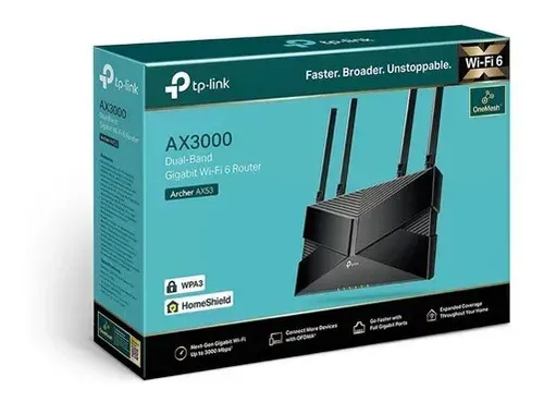 Roteador Wi-Fi 6 TP-Link Archer AX53 AX3000 Gigabit