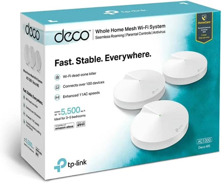 Suporte de Parede e Teto para Sistema Mesh TP-Link Deco M5