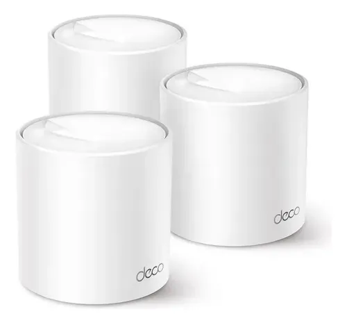 Sistema Mesh Wi-Fi 6 TP-Link Deco X50 (Kit 3 Unidades) AX3000 - Foto oficial e menor preço