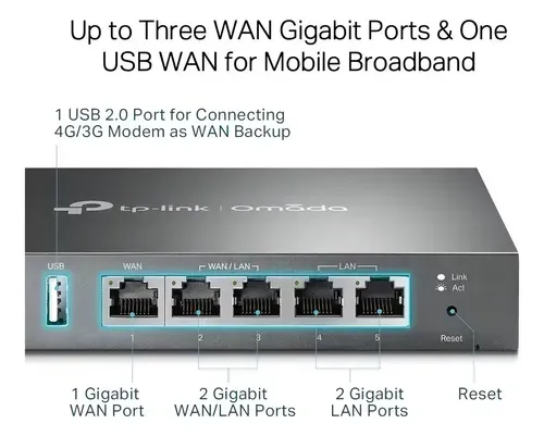Roteador TP-Link SafeStream Multi-WAN VPN TL-ER605