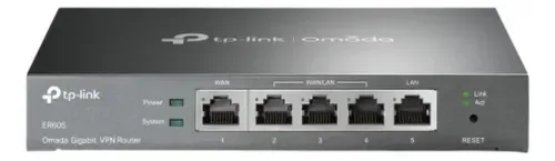 Roteador TP-Link SafeStream TL-R605 V2 Multi-WAN Preto