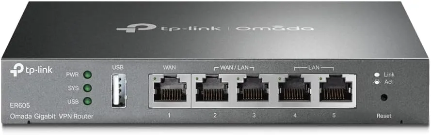 Roteador TP-Link SafeStream TL-R605 Gigabit VPN Multi-WAN