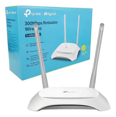 Roteador Wi-fi Tp-link Tl-wr840n Wireless N 300mbps