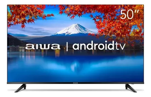 Smart TV AIWA 50” Android 4K HDR10 AWS-TV-50-BL-02-A