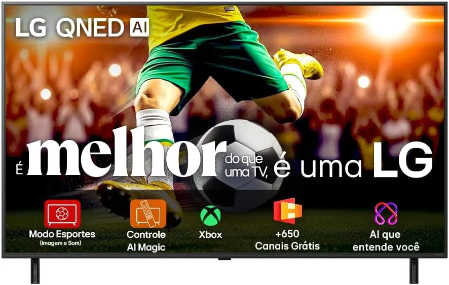 Smart TV LG 55QNED80TSA 55 Polegadas 4K QNED