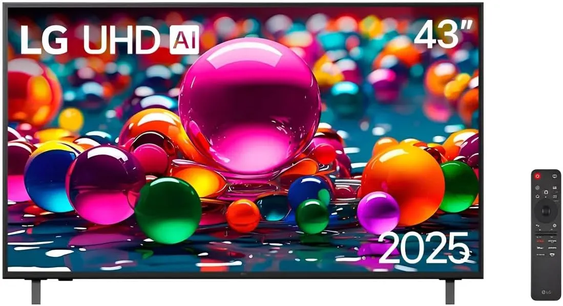 Smart TV LG 43AU801C 43 Polegadas 4K UHD para Segmento Profissional